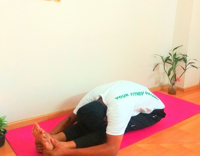 Paschimottanasana yoga pose